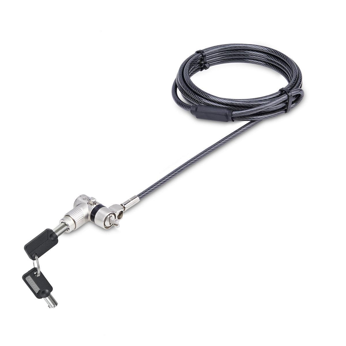 StarTech 3-in-1 Universal Laptop Lock, 6.6ft, TAA (2m)