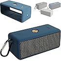 BUCCQTR Silicone Case Protective Cover Soft Portable Shell Compatible with Marshall Emberton Speaker (Blue)