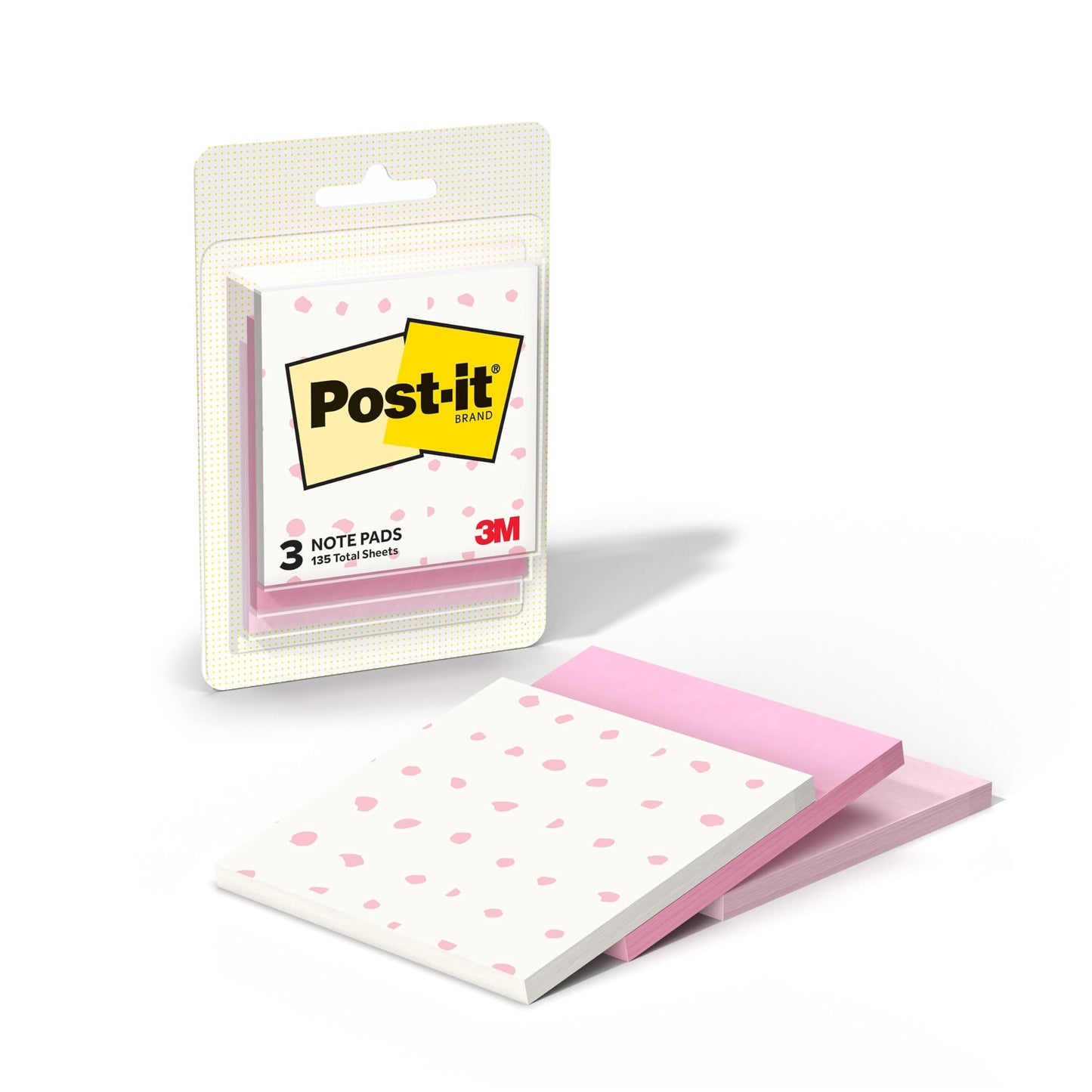 Post-it Polished Patterns, 3 x 3 in, 3 Sticky Notes Pads