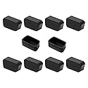 UXCELL 10Pcs Black PE VGA Port Cover, Dustproof, Easy to Use, Computer, Laptop & Notebook