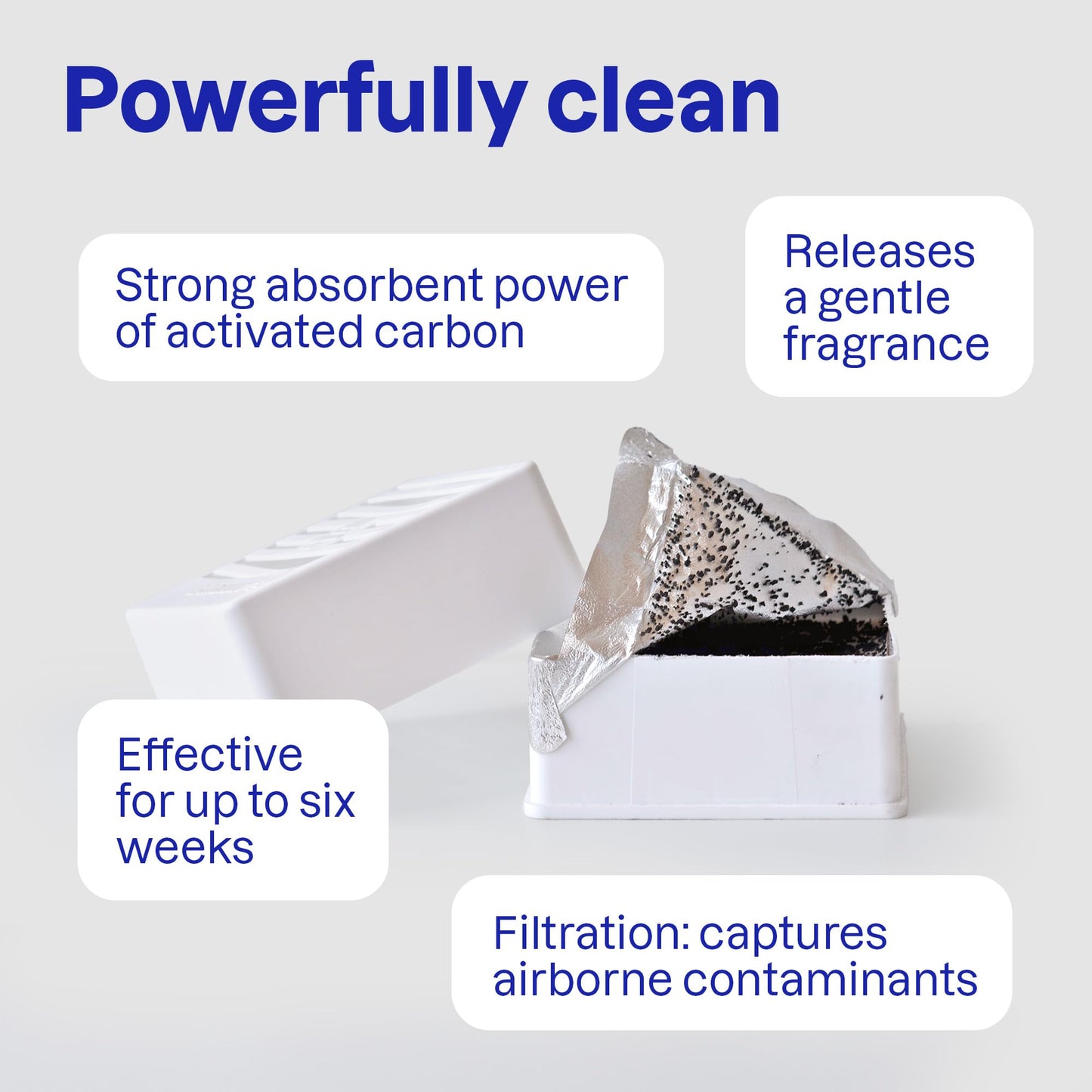 ATTITUDE Odor Eliminator with Activated Carbon, Plant-Based Air Purifier, Vegan, Green Apple and Basil, 8 Ounces
