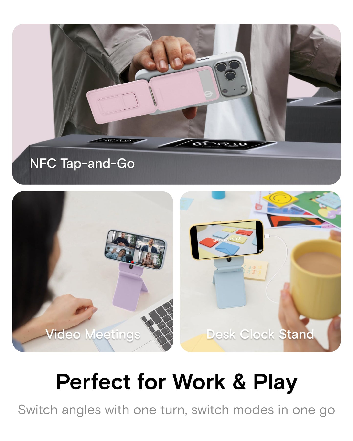 MOFT Phone Tripod Stand Wallet x Tombogo, NFC Card Holder