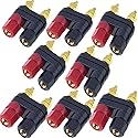 Sopepoyie 8PCS Terminal Binding Post Gold Plated Insulated Terminal Dual 2 Way Female Banana Plug Jack