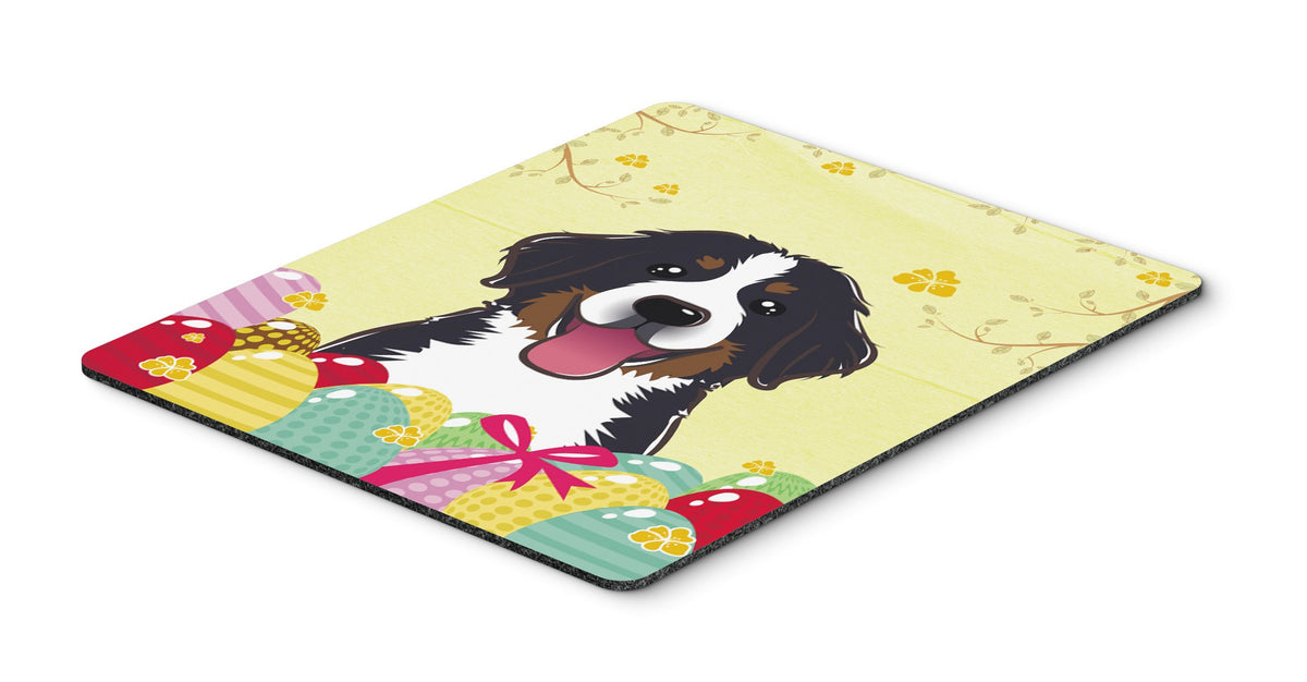 Caroline's Treasures BB1919MP Bernese Mountain Dog Easter Egg Hunt Mouse Pad, Hot Pad or Trivet for Home Office Gaming Working Computers Laptop Mouse