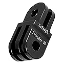 Fotodiox GoTough Black 90 Degree Extender Arm - Metal Extension Arm with 90 Degree Turn Compatible with GoPro HERO3, HERO3+, HERO4, HERO5, HERO6
