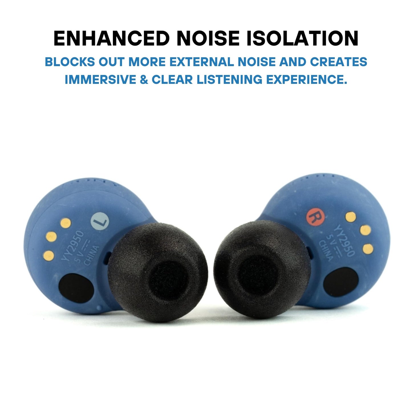 Comply Memory Foam Replacement Earbud Tips for Sony True Wireless Earbuds | Ultimate Comfort, Secure Fit, Superior Noise Isolation | Anti Slip