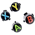 Deal4GO Standard A B X Y Button Set Replacement for Xbox One Controller Buttons Mod Plastic [Multi Colour]