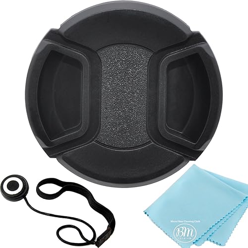77mm Universal Snap-On Lens Cap for Canon EF 17-40mm f/4L USM Ultra Wide Angle Zoom Lens + Cap Keeper + Microfiber Cleaning Cloth + LCD Screen