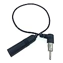 RedYutou car Radio Antenna Universal DIN Male to Female car Audio Modified DVD Navigation CD Player Radio Antenna Extension Cable Conversion Cable 14