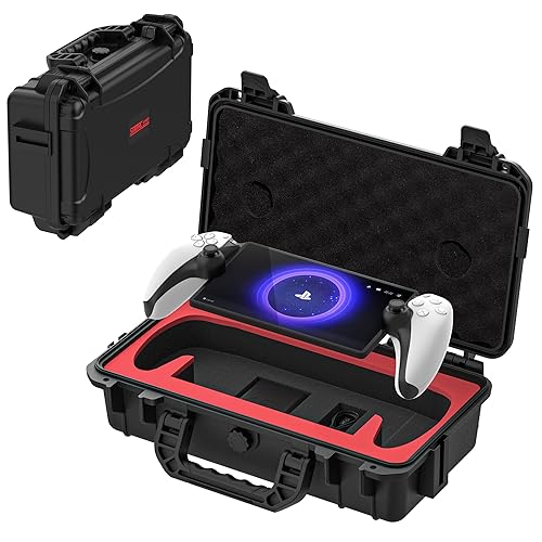 STARTRC GAMES Carrying Case for Playstation Portal Remote Player, Hard Shell Travel Case with DIY Customizable Foam for PS Portal, Portable Hard
