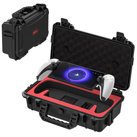 STARTRC GAMES Carrying Case for Playstation Portal Remote Player, Hard Shell Travel Case with DIY Customizable Foam for PS Portal, Portable Hard