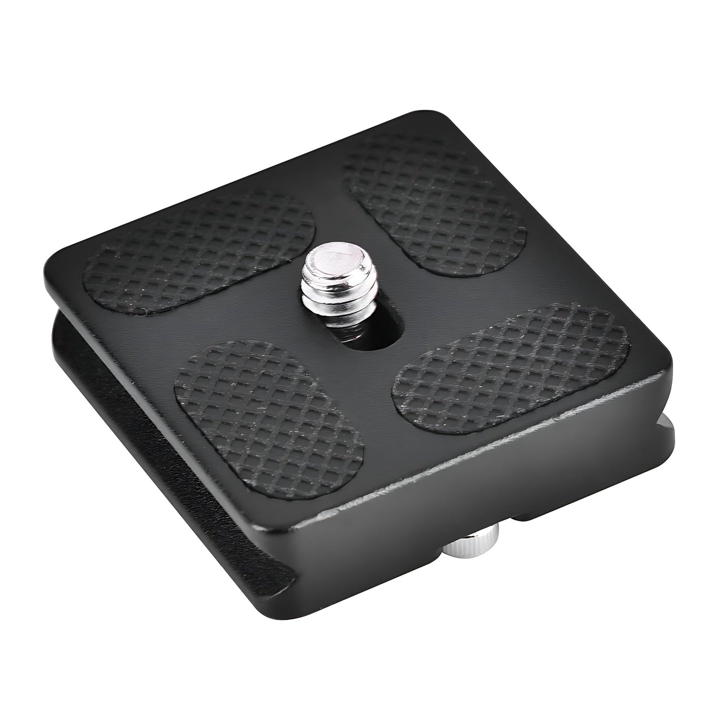Acouto for PU40 Quick Release Plate with 1/4inch Screw Mount for Tripod Ball Head SLR Camera Alloy Rubber