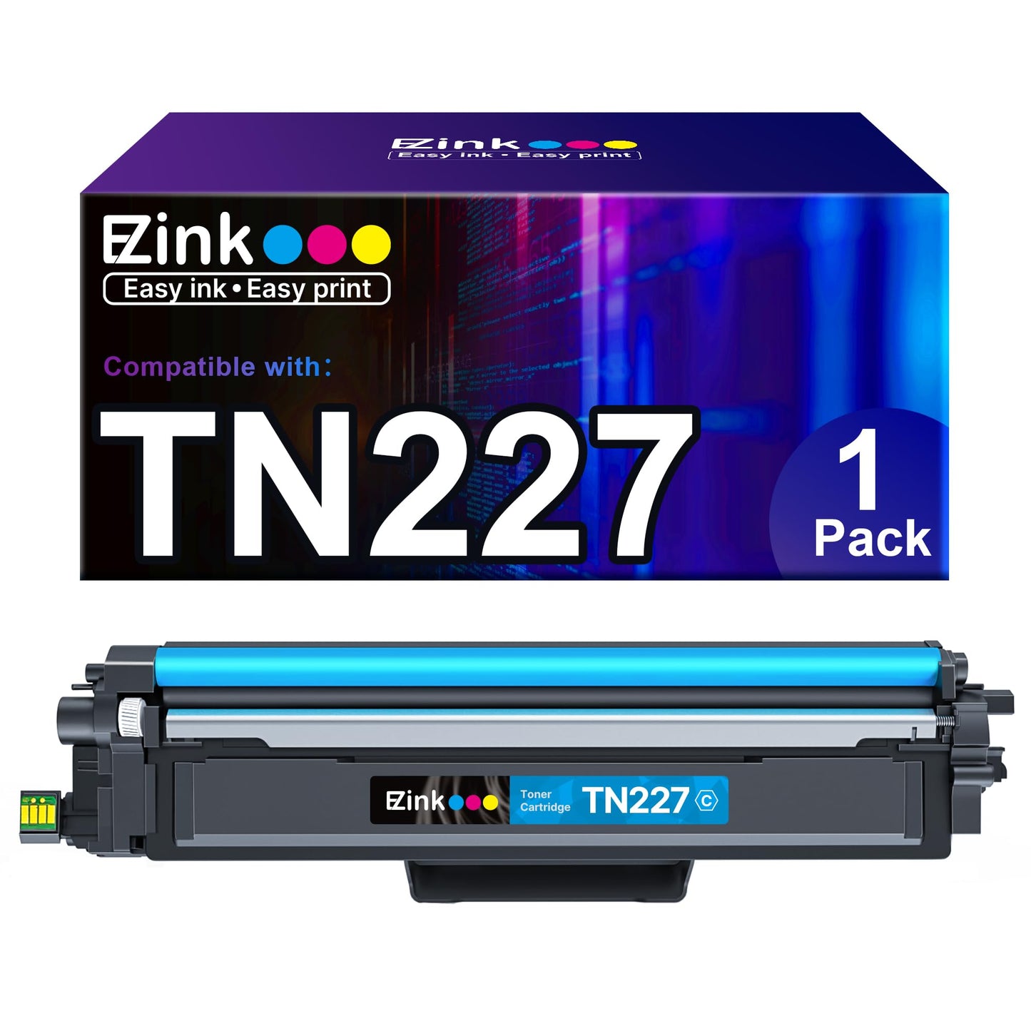 E-Z Ink Compatible Replacement for Brother TN227 TN-227 TN227C TN223 TN223C