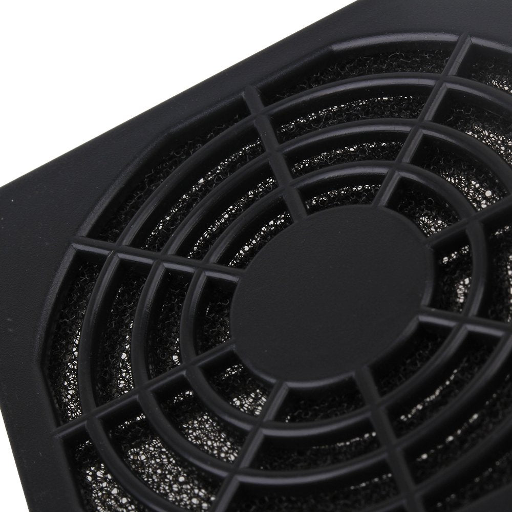 BQLZR 60mm Black Plastic Case Fan Filter Guard Grill or Cover PC Computer Pack of 5