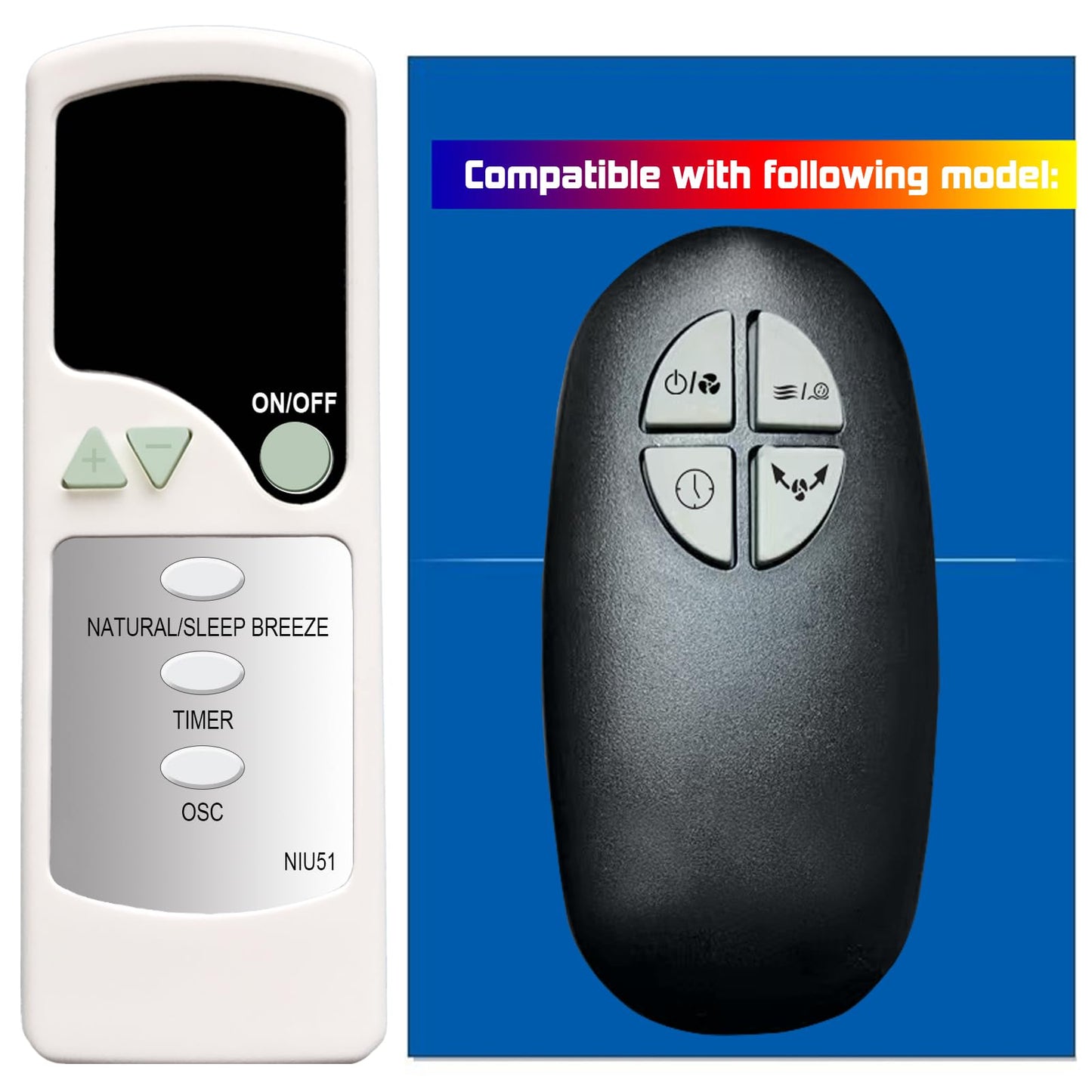 XINJISHIMIN Replacement Remote Control for Holmes Tower Fan HT38R/HT38RB2 HTF3610AR