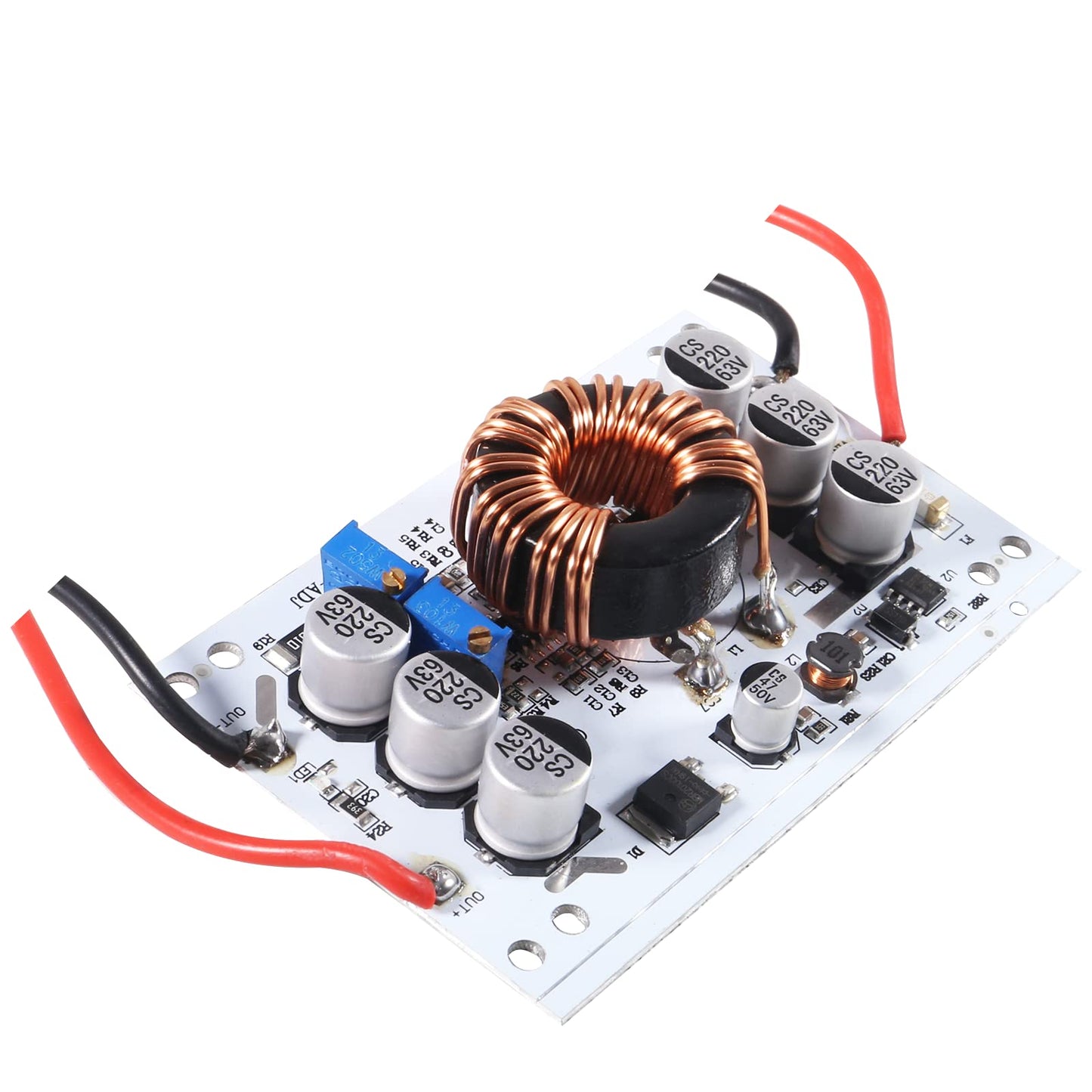 Aobao 3pcs 600W Constant Current Boost Converter DC-DC 10V-60V to 12-60V 10A Adjustable Step-up Power Supply Module Booster Constant Voltage Constant…