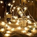 Merdeco Star String Lights, 10ft/3M 20 LED Plug in String Lights Warm White Fairy Lights for Birthday/Christmas/Wedding/Party Indoor Outdoor
