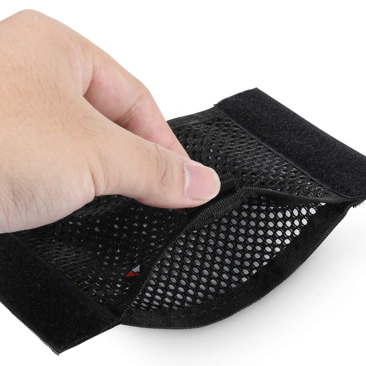 TXEsign Pack of 3 Sizes Hook and Loop Mesh Pockets Net Organizer for Securing Items in DSLR SLR Camera Insert/Video Bag