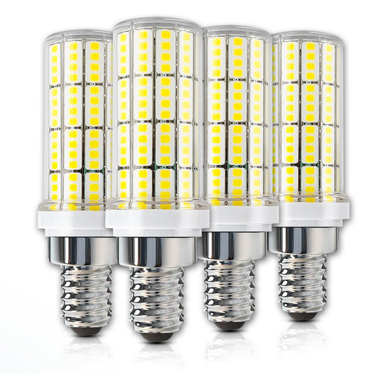 RIUVAO 4 Pack E12 Led Bulb 200w Equivalent Chandelier Light Bulbs Bright E12 LEDs Candelabra Bulb 5000k Daylight White 2500lm Led Light Bulb