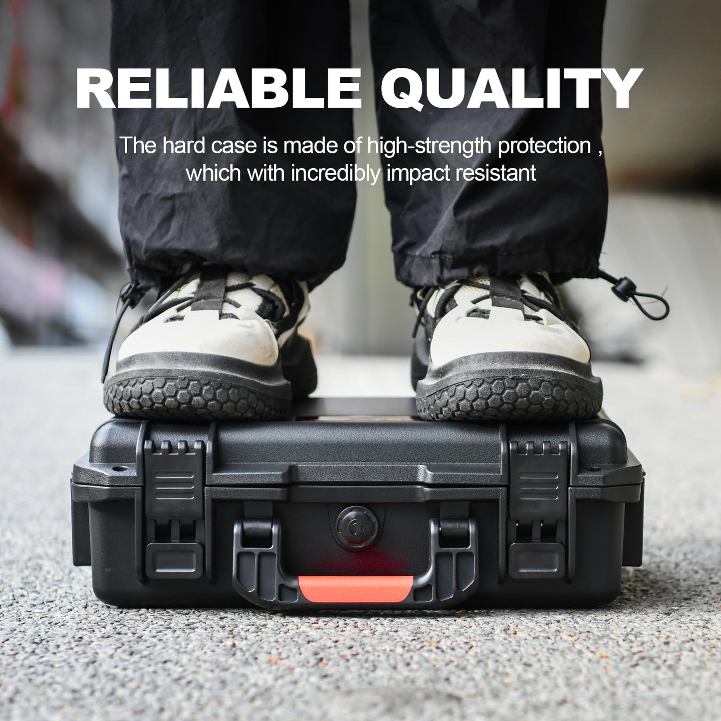 YETEETH Case Organizer for GoPro Hero 12, Waterproof Hard Shell Travel Storage Carrying Case for Gopro Hero 12/11/10/9/8/Media Mod/Volta/Creator