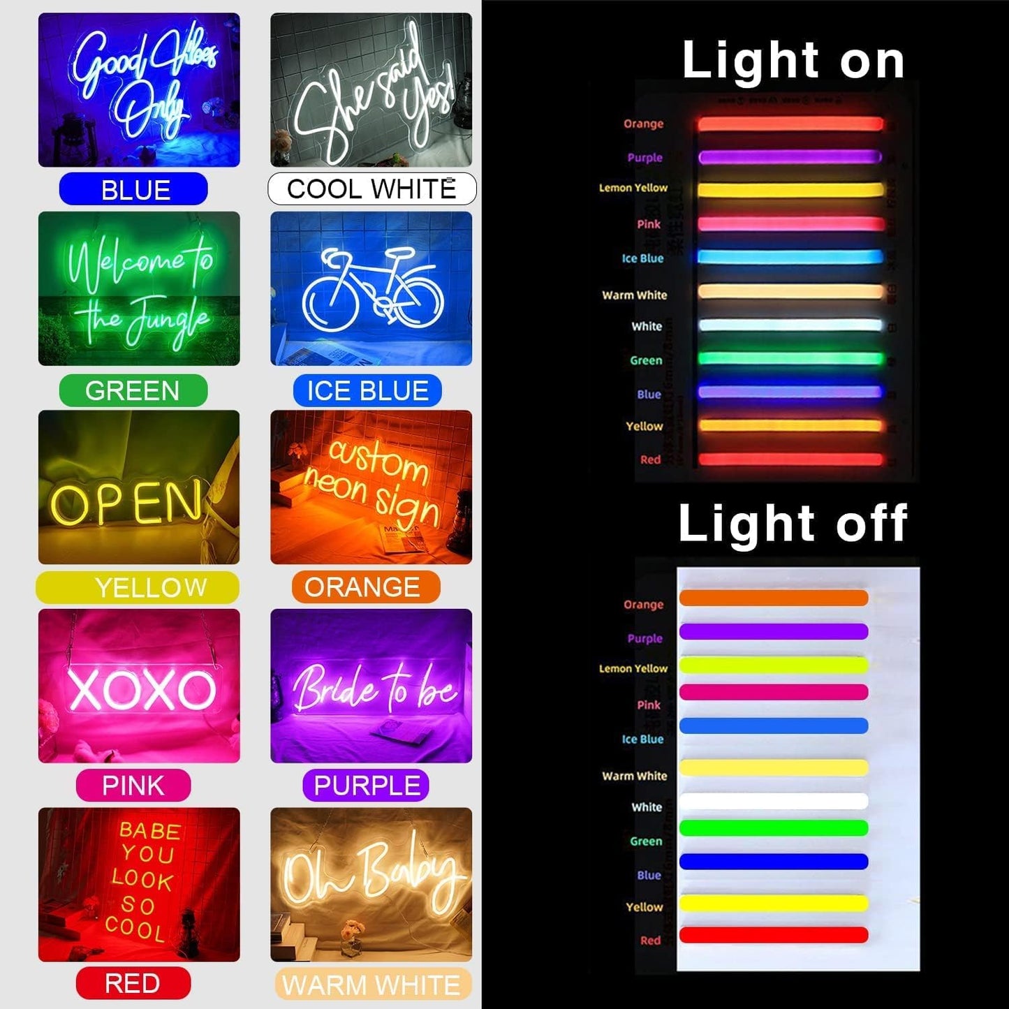 Neon Signs for Wall Decor, Custom LED Name Light for Wall Room Bedroom Decor Birthday Wedding Happy Party Gifts Business Bar Salon Shop LOGO