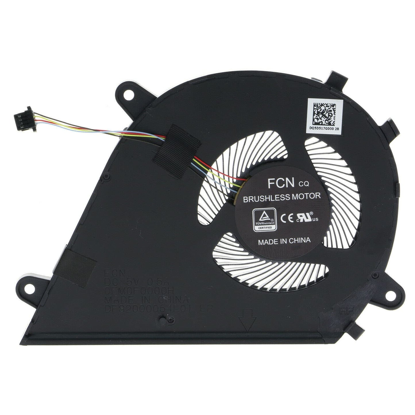 Fleshy Leaf CPU+GPU Cooling Fan Replacement for ASUS Mars15 VX60 VX60GT VivoBook K571 K571GT-EB76 X571G F571G F571GT X571F X571GD X571GT X571U Series