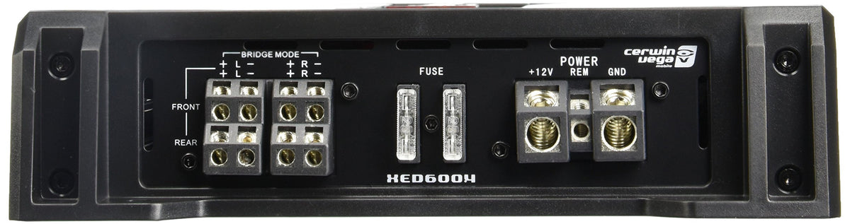 CERWIN VEGA XED600.4 600-Watt Class AB Amplifier, 4 Channels, 600W Max