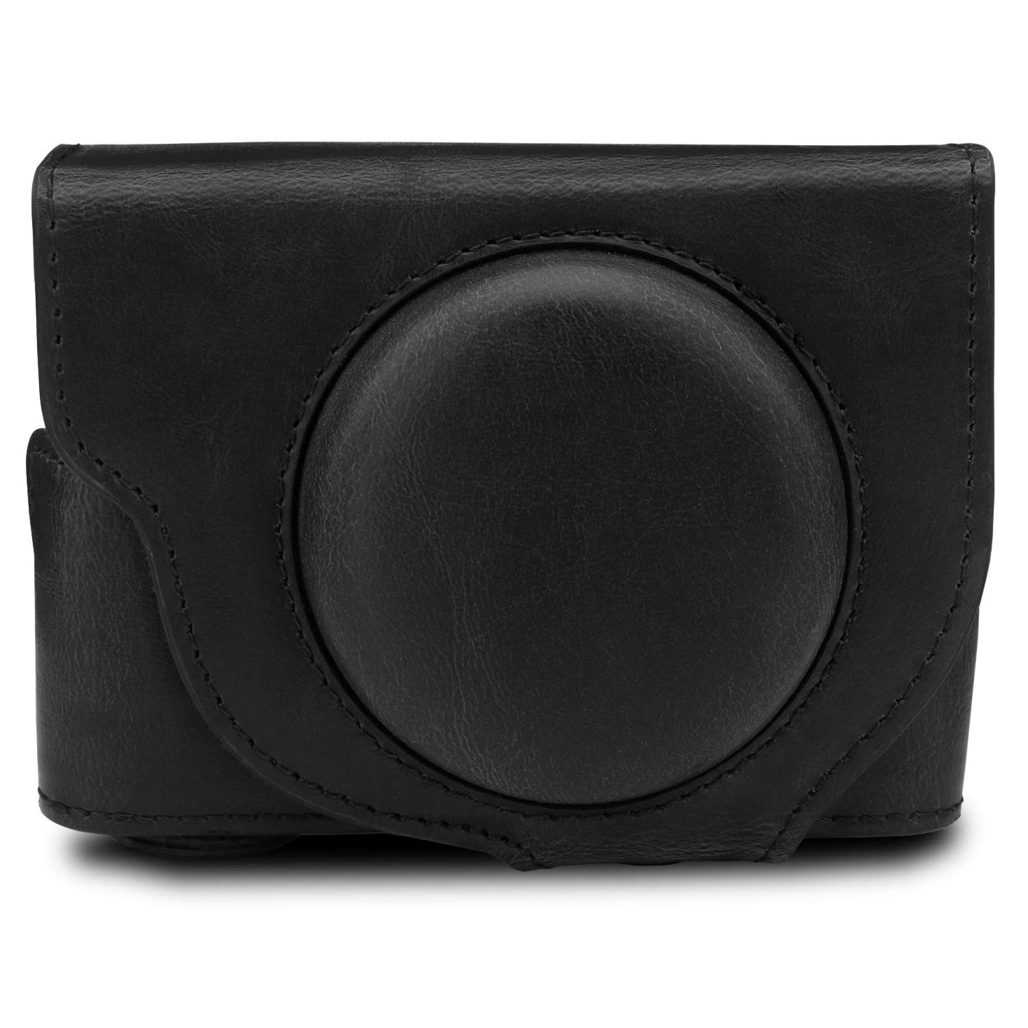 MegaGear MG1730 Ever Ready Leather Camera Case Compatible with Sony Cyber-Shot DSC-RX100 VII - Black