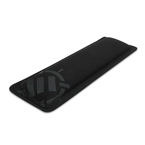 ENHANCE Compact Bluetooth Keyboard Wrist Rest Pad with Soft Memory Foam Support for Bluetooth Keyboards - Anti-Fray Stitching, Non-Slip Base, Gaming