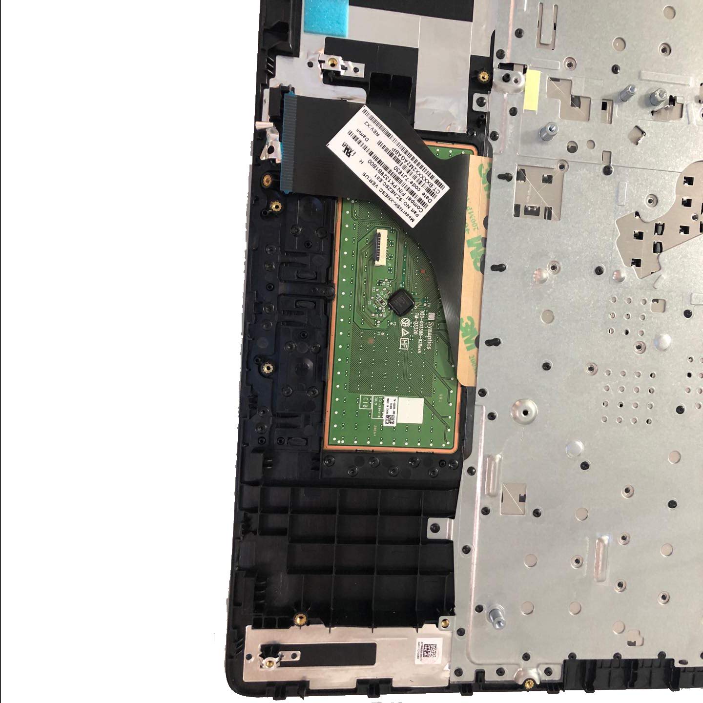 Replacement for HP 15-DA 15-DB 15-DR 15-DA0053WM 15-DA0012DX 15-DA0073WM Trackpad AHS US 15.6" Laptop Upper Case Palmrest Non-Backlit Keyboard
