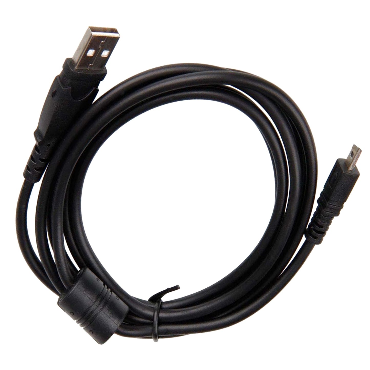 USB Cable for Nikon Coolpix L340 Digital Camera, and USB Computer Cord for Nikon Coolpix L340 Digital Camera, Gold Plated, W/Ferrite, 6 Feet or 1.8