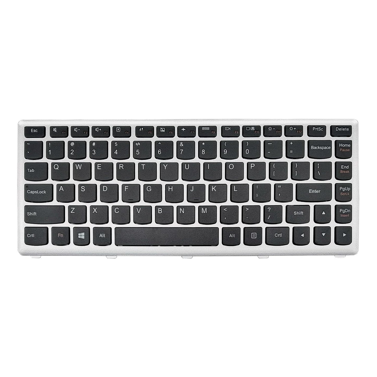 PAEBAI+ Replacement Laptop Keyboard for Lenovo IdeaPad U410 U410A US Layout