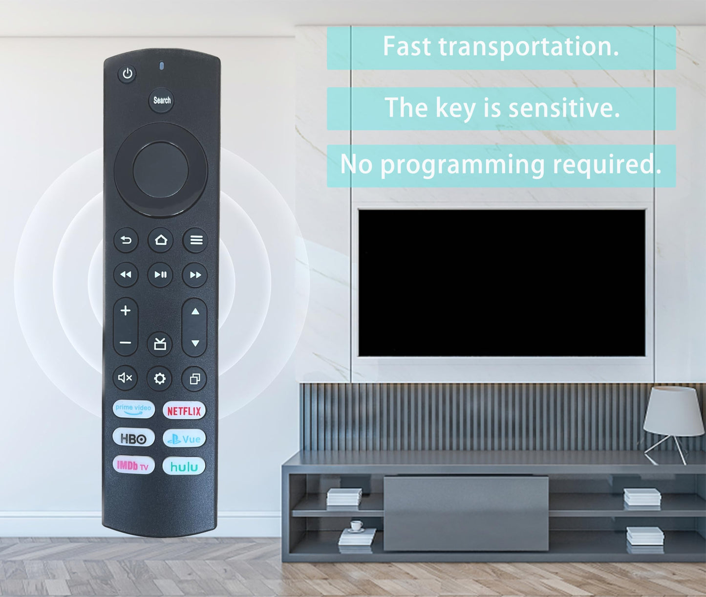 Replacement Remote Control for Toshiba TVs and Insignia Smart TVs 24DF310NA21 NS-32DF310NA19 NS-39DF510NA19 NS-39DF310NA21 NS-55DF710NA19 32LF221U19