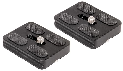 SET OF 2 Replacement Quick Release Plates for the Induro BHD0 Ballhead and The Induro BHD1 Ballhead