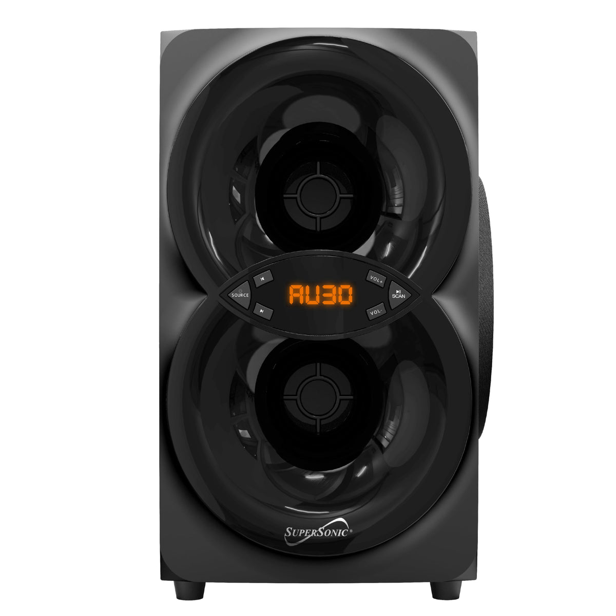 Supersonic SC-1136BT 2.1 CH Multimedia Bluetooth Speaker System 30W RMS with Deep Bass Subwoofer, Bluetooth 5.3, USB & AUX Input, FM Radio, Remote