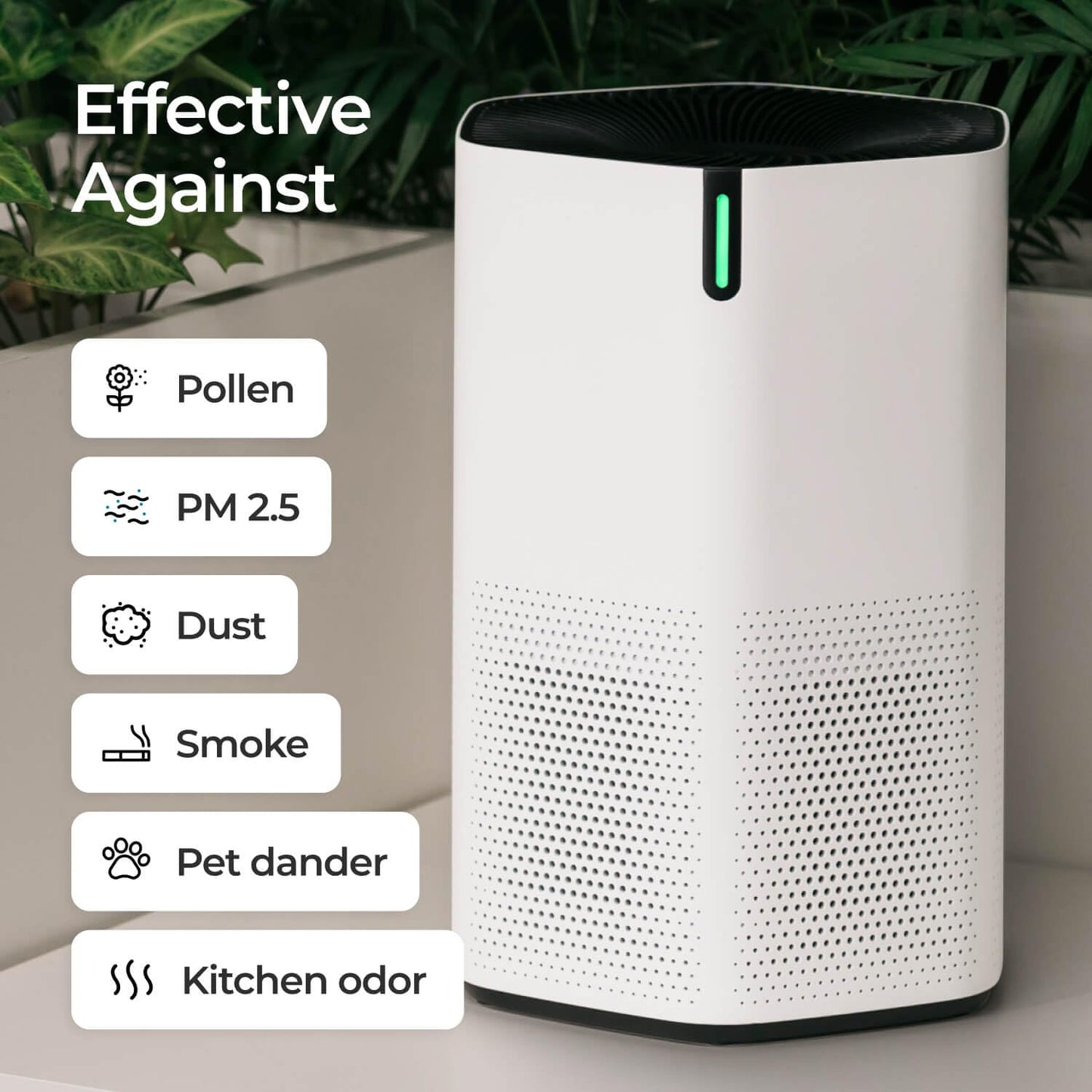 SonoHealth AirPro Purifier for Home and Bedroom | HEPA 14 Filter | Ultra-Quiet Air Cleaner | Activated Carbon Filter and Essential Oil Diffuser - 1
