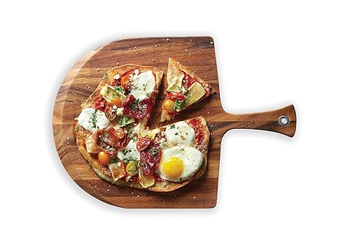 Ironwood Gourmet Napoli Pizza Peel, Acacia Wood 14 x 20 x 0.5 Inches