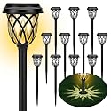ruhotili Solar Lights Outdoor 12 Pack Solar Garden Lights Waterproof IP65 Solar Landscape Lights Solar Pathway Lights for Patio, Yard, Driveway