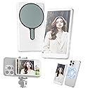 FMC Vlogging kit for iPhone, Selfie Monitor Screen Phone Vlog Support 4K 30fps Wireless Connection Magnetic Screen Mirroring Using Back Camera