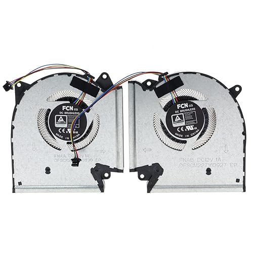 CPU GPU Cooling Fan for Asus ROG Strix G513IM G513IR G513QM G513QR G533QM G533QR G533QS G713IM G713IR G713QM G713QR G733QM G733QR G733QS 12V 1A FNAA