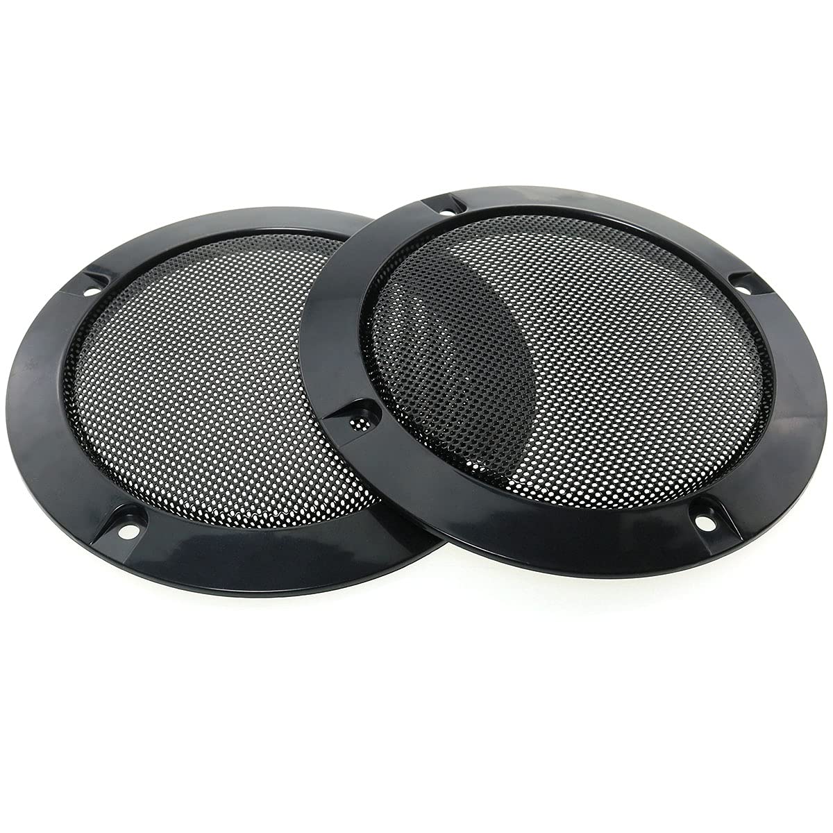 MEETOOT 2pcs Cold Rolled Steel Loudspeaker Net Cover 3" Grill Cover with Mounting Screws for DIY Speaker and Car Speaker