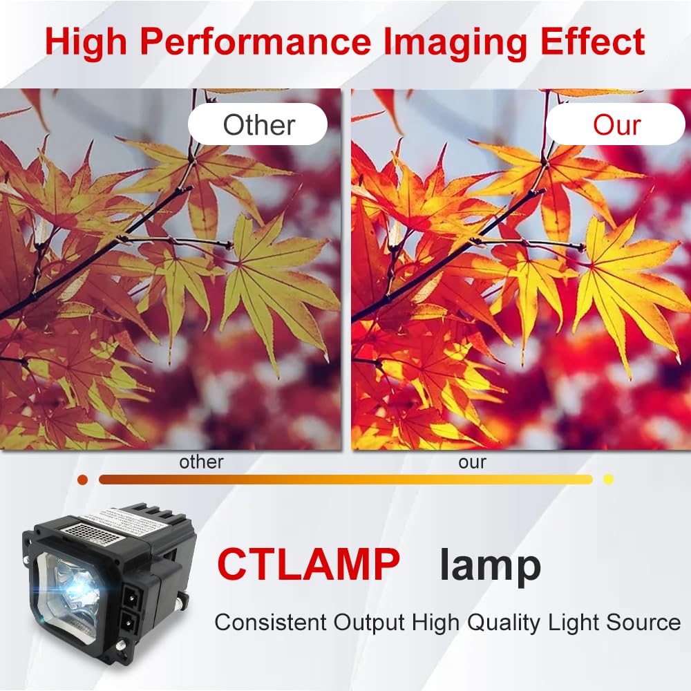 CTLAMP A+ Quality BHL-5010-S Replacement Projector Lamp Bulb with Housing Compatible with JVC DLA-20U DLA-HD250 DLA-HD350 DLA-HD550 DLA-HD750