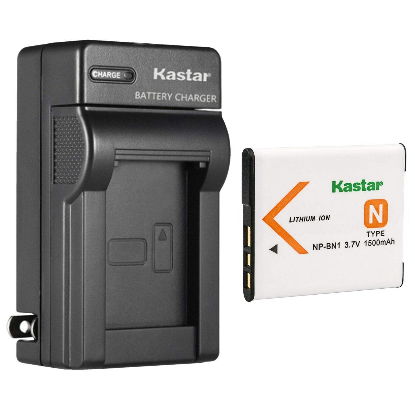 Kastar 1-Pack Battery and AC Wall Charger Replacement for Sony Cyber-Shot DSC-W620, Cyber-Shot DSC-W630, Cyber-Shot DSC-W650, Cyber-Shot DSC-W670