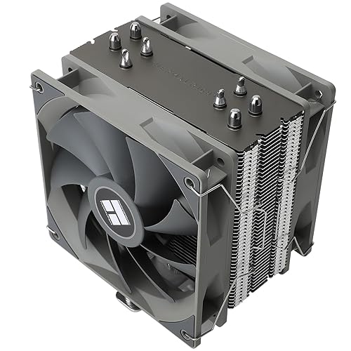 Thermalright Assassin Spirit 120 V2 Plus CPU Cooler - 4 Heat Pipes with AGHP Tech, 120mm PWM Double Fan, 154mm High, for AMD AM4 AM5/Intel
