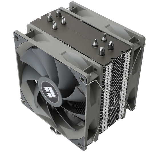 Thermalright Assassin Spirit 120 V2 Plus CPU Cooler - 4 Heat Pipes with AGHP Tech, 120mm PWM Double Fan, 154mm High, for AMD AM4 AM5/Intel