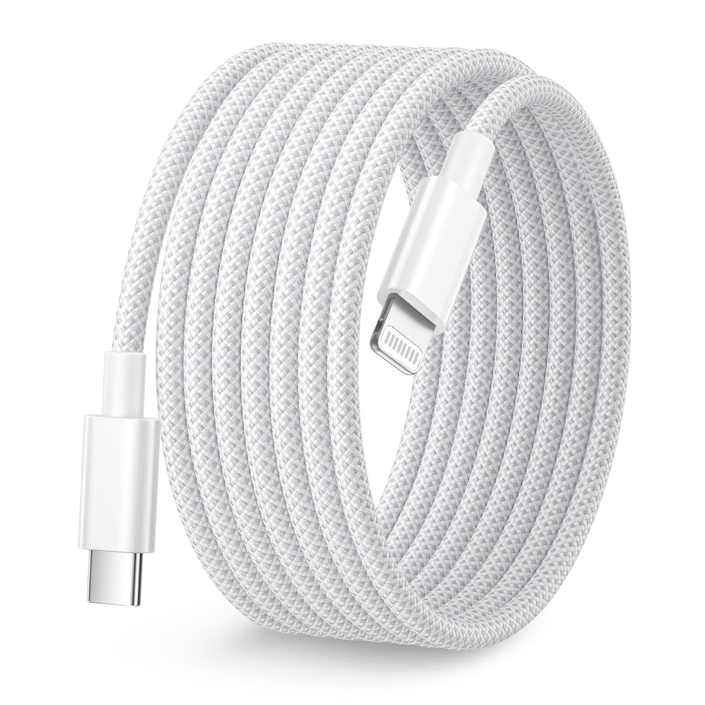 Long iPhone Charger Cable 10FT[Apple MFi Certified], USB C to Lightning Cable Braided Fast Charging iPad Charger Cable iPhone Wire iPhone Charger…