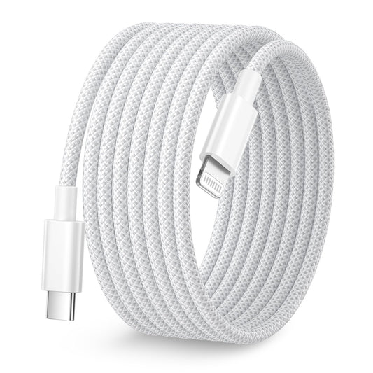 Long iPhone Charger Cable 10FT[Apple MFi Certified], USB C to Lightning Cable Braided Fast Charging iPad Charger Cable iPhone Wire iPhone Charger…