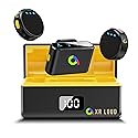 XR Magnetic Wireless Lavalier Microphone Long Range for iPhone/Android/PC 1-Click Noise Reduction 34H Case+Mic Battery, Hi-Fi Audio, YouTube, Social