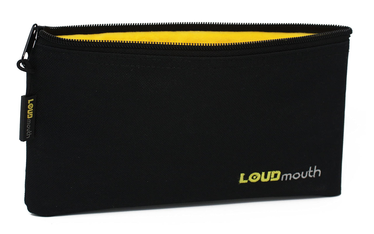 Loudmouth Zippered Pouch for Handheld Wired Microphones | Mic Bag | 9.25" x 5" (1 Pack)