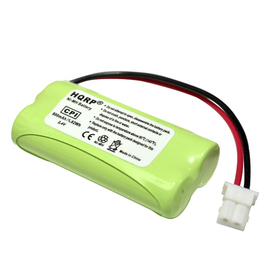 HQRP Cordless Phone Battery Compatible with VTech BT162342 / BT262342 / 89-1347-01-00/8913470100 / 89-1347-02-00/8913470200 / 2SNAAA70HSX2F